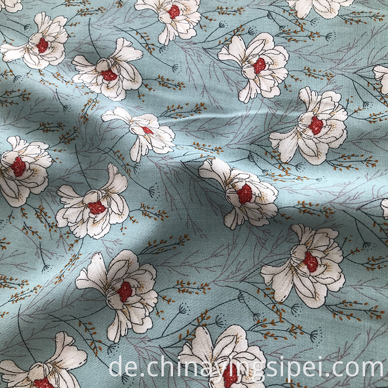 Neues Design floraldrucker Stoff Rayon Stoff Los in Shaoxing für Kleid
